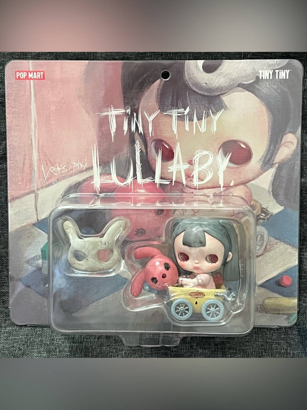 Pop Mart Tiny Tiny Lullaby Pink & Gray Doll Play Set